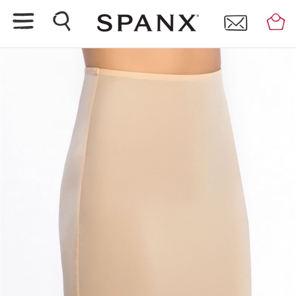 Spanx beige nude half slip